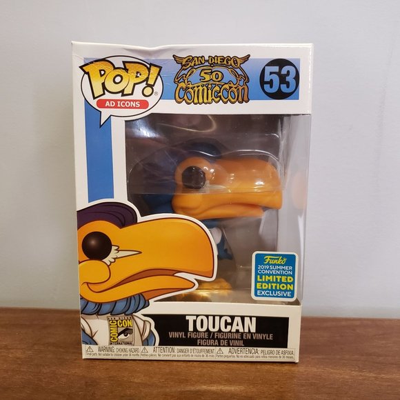 Funko Pop 53 Ad Icon Toucan SDCC 2019 Summer Convention Limited READ DESCRIPTION - Picture 2 of 9